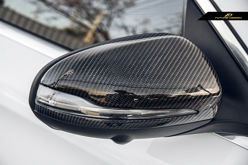 C253 GLC Coupe  - AMG style carbon mirror cover_003